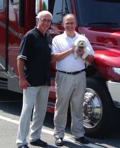 Ron with Jeff White and "Lacy" in Winston-Salem, NC